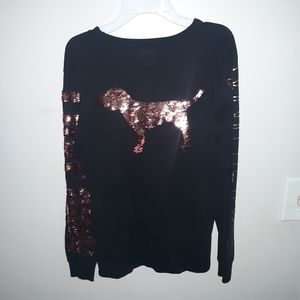 NWOT Victoria Secret Pink sequin tee